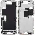 Mid-Frame Housing With Power And Volume Button For iPhone 16 Pro Max (US Version) (Aftermarket Plus) (White Titanium)