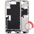 Mid-Frame Housing With Power And Volume Button For iPhone 16 Pro Max (US Version) (Aftermarket Plus) (White Titanium)