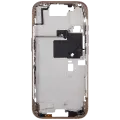 Mid-Frame Housing With Power And Volume Button For iPhone 16 Pro (EU / Global Version) (Aftermarket Plus) (Desert Titanium)
