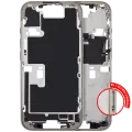 Mid-Frame Housing With Power And Volume Button For iPhone 16 Pro (EU / Global Version) (Aftermarket Plus) (Natural Titanium)