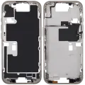 Mid-Frame Housing With Power And Volume Button For iPhone 16 Pro (EU / Global Version) (Aftermarket Plus) (Natural Titanium)