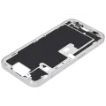Mid-Frame Housing With Power And Volume Button For iPhone 16 Pro (EU / Global Version) (Aftermarket Plus) (White Titanium)