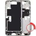 Mid-Frame Housing With Power And Volume Button For iPhone 16 Pro Max (EU / Global Version) (Aftermarket Plus) (Natural Titanium)