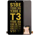 OLED Assembly Without Frame Compatible For Vivo S18e / Y200 5 G / Y200 E/ T3/ Y100 4G/ V40 SE 5G / V30 lite 5G / V30 lite 4G / V30 SE (Refurbished) (All Colors)