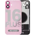 Back Glass w/ MagSafe Magnet For iPhone 16 Plus (Aftermarket) (Pink) (No Logo)