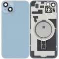 Back Glass w/ MagSafe Magnet For iPhone 14 Plus (Aftermarket) (Blue) (No Logo)