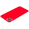Back Glass w/ MagSafe Magnet For iPhone 14 Plus (Aftermarket) (Red) (No Logo)
