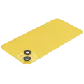 Back Glass With Steel Plate With Wireless NFC & MagSafe Magnet Pre-Installed For iPhone 14 Plus (No Logo) (Yellow)
