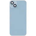 Back Glass With Steel Plate With Wireless NFC & MagSafe Magnet Pre-Installed For iPhone 14 Plus (No Logo) (Blue)