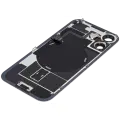 Back Glass w/ MagSafe Magnet & NFC & Flashlight Flex Compatible For iPhone 17 (Used OEM Pull: Grade A) (Lavender)