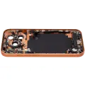 Back Housing W/ Charging Port Flex & Small Parts Compatible For iPhone 17 Pro (US Version) (Used OEM Pull: Grade A) (Cosmic Orange)
