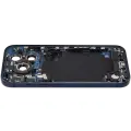 Back Housing W/ Charging Port Flex & Small Parts Compatible For iPhone 17 Pro (US Version) (Used OEM Pull: Grade A) (Deep Blue)
