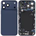 Back Housing W/ Charging Port Flex & Small Parts Compatible For iPhone 17 Pro Max (US Version) (Used OEM Pull: Grade A) (Deep Blue)