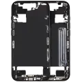 Mid-Frame Housing W/ Charging Port Flex & Small Parts  For iPhone Air (US Version) (Used OEM Pull: Grade A) (Space Black)