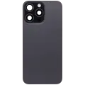 Back Glass w/ MagSafe Magnet & NFC & Flashlight Flex For iPhone 15 Pro Max (Used OEM Pull: Grade B) (Black Titanium)