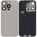 Back Glass w/ MagSafe Magnet & NFC & Flashlight Flex For iPhone 15 Pro (Used OEM Pull: Grade B) (Natural Titanium)