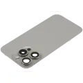 Back Glass w/ MagSafe Magnet & NFC & Flashlight Flex For iPhone 15 Pro (Used OEM Pull: Grade B) (Natural Titanium)