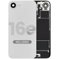 Back Glass w/ MagSafe Magnet & NFC & Flashlight Flex For iPhone 16e (Aftermarket) (White)