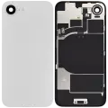 Back Glass w/ MagSafe Magnet & NFC & Flashlight Flex For iPhone 16e (Aftermarket) (White)