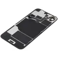 Back Glass w/ MagSafe Magnet & NFC & Flashlight Flex For iPhone 16e (Aftermarket) (White)