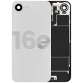Back Glass w/ MagSafe Magnet & NFC & Flashlight Flex For iPhone 16e (Quality - OEM Pull C) (White)