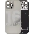 Back Glass w/ MagSafe Magnet & NFC & Flashlight Flex For iPhone 16 Pro Max (Quality - OEM Pull C) (Natural Titanium)