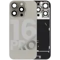 Back Glass w/ MagSafe Magnet & NFC & Flashlight Flex For iPhone 16 Pro (Quality - OEM Pull C) (Natural Titanium)