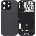Back Glass w/ MagSafe Magnet & NFC & Flashlight Flex For iPhone 16 Pro (Quality - OEM Pull C) (Black Titanium)