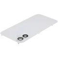 Back Glass w/ MagSafe Magnet & NFC & Flashlight Flex For iPhone 16 Plus (Quality - OEM Pull C) (White)