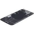 Back Glass w/ MagSafe Magnet & NFC & Flashlight Flex For iPhone 16 Plus (Quality - OEM Pull C) (White)