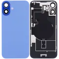 Back Glass w/ MagSafe Magnet & NFC & Flashlight Flex For iPhone 16 Plus (Quality - OEM Pull C) (Ultramarine)