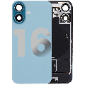 Back Glass w/ MagSafe Magnet & NFC & Flashlight Flex For iPhone 16 (Quality - OEM Pull C) (Teal)