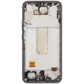 OLED Assembly With Frame For Samsung Galaxy A34 5G (A346 / 2023) (Service Pack) (Graphite)