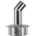 861 Series 45 Degree Oblique Stainless Steel Hot Air Rework Station Nozzles - 10MM (Relife)