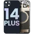 Back Glass w/ MagSafe Magnet & NFC & Flashlight Flex For iPhone 14 Plus (Service Pack) (Midnight)