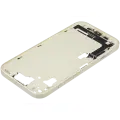 Mid-Frame Housing  W/ Charging Port Flex & Small Parts  For iPhone 15 (EU / Global Version) (Used OEM Pull: Grade B) (Yellow)