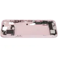Mid-Frame Housing  W/ Charging Port Flex & Small Parts  For iPhone 15 Plus (EU / Global Version) (Used OEM Pull: Grade B) (Pink)