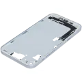 Mid-Frame Housing  W/ Charging Port Flex & Small Parts  For iPhone 15 Plus (EU / Global Version) (Used OEM Pull: Grade C) (Blue)