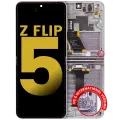 Inner OLED Assembly With Frame For Samsung Galaxy Z Flip 5 5G (US & International) (Refurbished) (Lavender)