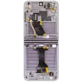 Inner OLED Assembly With Frame For Samsung Galaxy Z Flip 5 5G (US & International) (Refurbished) (Lavender)