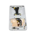 Inner OLED Assembly With Frame Compatible For Samsung Galaxy Z Flip 6 5G (F741) (US & International) (Aftermarket Plus) (White)