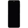Inner OLED Assembly With Frame Compatible For Samsung Galaxy Z Flip 6 5G (F741) (US & International) (Aftermarket Plus) (Black)