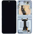 Inner OLED Assembly With Frame Compatible For Samsung Galaxy Z Flip 6 5G (F741) (US & International) (Aftermarket Plus) (Blue)