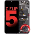 Inner OLED Assembly With Frame Compatible For Samsung Galaxy Z Flip 5 5G (F731) (US & International) (Aftermarket Plus) (Gray)