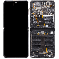 Inner OLED Assembly With Frame Compatible For Samsung Galaxy Z Flip 5 5G (F731) (US & International) (Aftermarket Plus) (Gray)