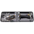 Inner OLED Assembly With Frame Compatible For Samsung Galaxy Z Flip 5 5G (F731) (US & International) (Aftermarket Plus) (Gray)