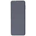 Inner OLED Assembly With Frame Compatible For Samsung Galaxy Z Flip 3 5G (F711) (US & International) (Aftermarket Plus) (Phantom Black)