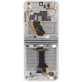 Inner OLED Assembly With Frame For Samsung Galaxy Z Flip 5 5G (US & International) (Service Pack) (Cream)