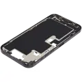 Mid-Frame Housing  W/ Charging Port Flex & Small Parts  For iPhone 16 Pro Max (EU / Global Version) (Used OEM Pull: Grade B) (Black Titanium)