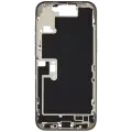 Mid-Frame Housing  W/ Charging Port Flex & Small Parts  For iPhone 16 Pro Max (EU / Global Version) (Used OEM Pull: Grade B) (Natural Titanium)